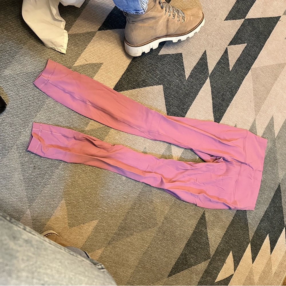 Darker pink lululemon align leggings